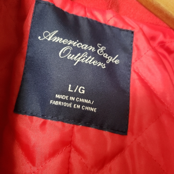 American eagle wool mix jacket size large - Picture 7 of 10